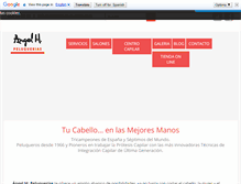 Tablet Screenshot of peluqueriasengranada.com